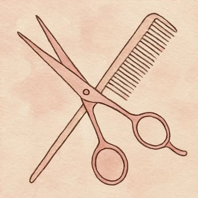 Shampooing + brushing, cheveux courts